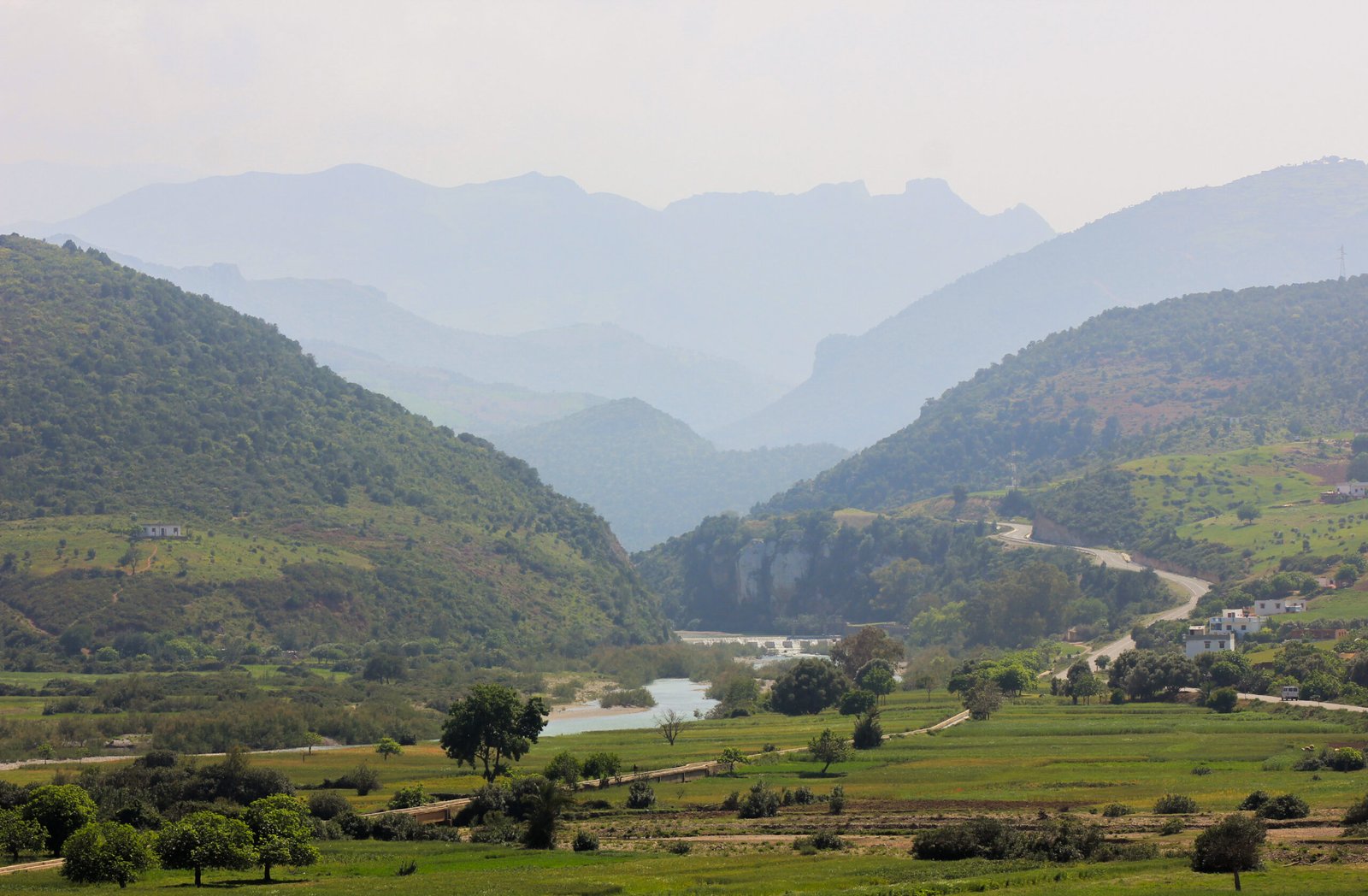 Oued Laou & the Coastal Road: Northern Morocco's Best-Kept Secret (2026) The gorge road (R412) winding through Talassemtane National Park between Chefchaouen and Oued Laou, Northern Morocco